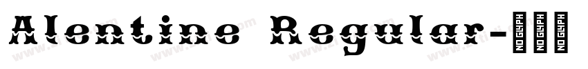 Alentine Regular字体转换 Alentine Regular字体转换